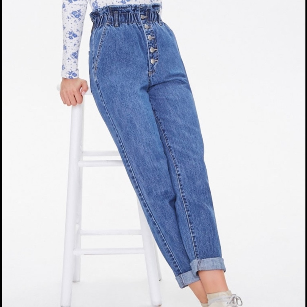 Paperbag Mom Jeans